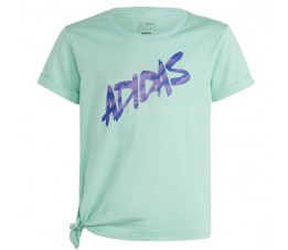 Koszulka adidas Dance Knotted Tee girls Jr HR5817