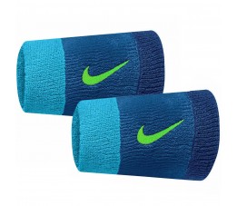 Frotka na rękę Nike szeroka Swoosh niebieska 2 szt. N0001586417OS