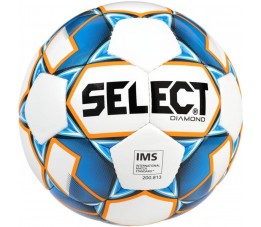 Piłka nożna Select Diamond 5 IMS 2019 biało-niebieska 15085