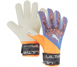 Rękawice bramkarskie Puma Ultra Grip 3 RC niebiesko-pomarańczowe 41816 05