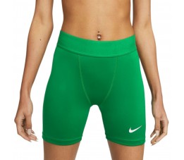 Spodenki damskie Nike DF Strike NP Short zielone DH8327 302