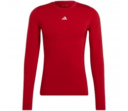 Koszulka męska adidas Techfit Aeroready Long Sleeve Tee czerwona HP0639