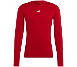 Koszulka męska adidas Techfit Aeroready Long Sleeve Tee czerwona HP0639