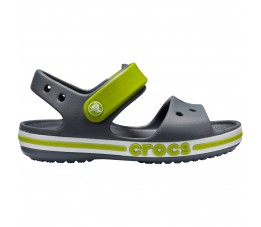 Sandały dla dzieci Crocs Bayaband szaro-zielone 205400 025