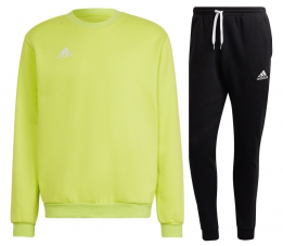 Dres adidas Entrada 22 Sweat limonkowy HC5049 + HB0574