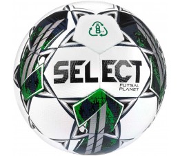 Piłka nożna hala Select Futsal Planet FIFA Basic biało-czarno-szaro-zielona 17646