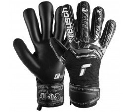 Rękawice bramkarskie Reusch Attrakt Infinity Finger Support czarne 5370720 7700