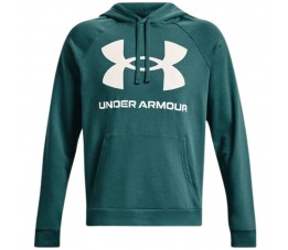 Bluza męska Under Armour Rival Fleece Big Logo HD zielona 1357093 722