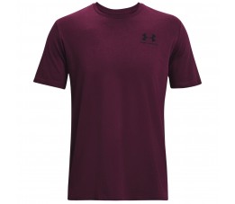 Koszulka męska Under Armour Sportstyle Left Chest SS purpurowa 1326799 572