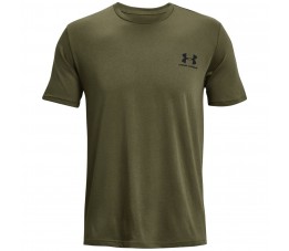 Koszulka męska Under Armour Sportstyle Left Chest SS khaki 1326799 390