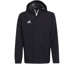Kurtka dla dzieci adidas Entrada 22 All-Weather czarna IK4014