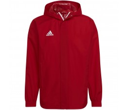 Kurtka męska adidas Entrada 22 All-Weather czerwona IK4009