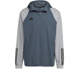 Kurtka męska adidas Tiro 23 Competition All-Weather szara HU1320