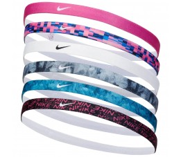 Opaski na głowę Nike Printed 6 szt. N0002545611OS