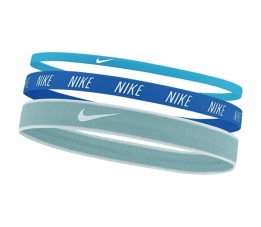 Opaski na głowę Nike Mixed 3 szt. szara, niebieska, błękitna N0002548405OS