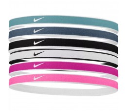 Opaski na głowę Nike Swoosh Sport 6 szt. N1002021412OS