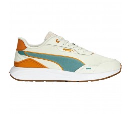 Buty damskie Puma Runtamed Plus kremowo-pomarańczowe 389237 02