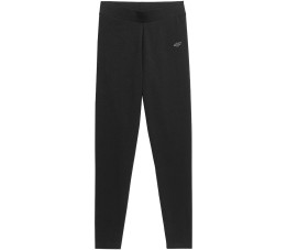 Legginsy damskie 4F F108 głęboka czerń 4FAW23TTIGF108 20S