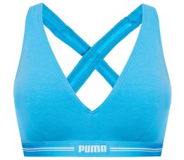 Stanik sportowy damski Puma Cross-Back Padded Top 1p niebieski 938191 02