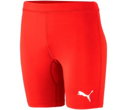 Spodenki męskie Puma Liga Baselayer Short Tight czerwone 655924 01