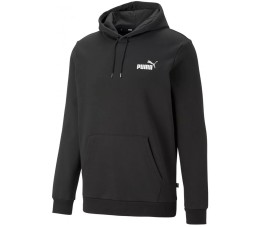 Bluza męska Puma ESS+ 2 Col Small Logo Hoodie FL czarna 674471 61