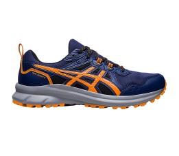 Buty męskie do biegania Asics Trail Scout 3 granatowo-pomarańczowe 1011B700 400