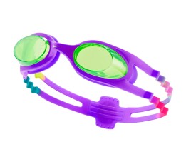 Okulary pływackie Nike Os Chrome Junior 3-6 lat fioletowo-różowe NESSD166-593