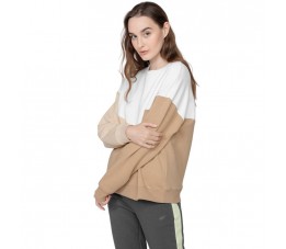 Bluza damska 4F jasny brąz H4L22 BLD013 82S