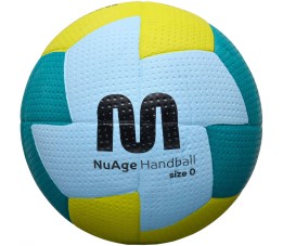 Piłka ręczna Meteor Nuage Mini 0 niebiesko-żółta 16696
