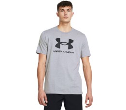 Koszulka męska Under Armour Sportstyle Logo szara 1382911 035