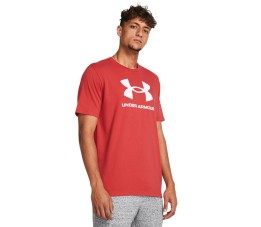 Koszulka męska Under Armour Sportstyle Logo czerwona 1382911 814