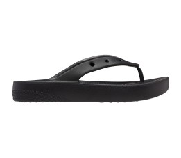 Klapki damskie Crocs Classic Platform Flip czarne 207714 001