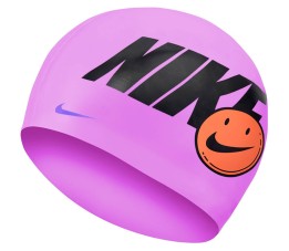 Czepek pływacki Nike Graphic fioletowy NESSC164-510