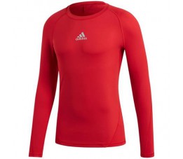 Koszulka męska adidas Alphaskin Sport LS Tee czerwona CW9490