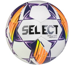 Piłka nożna Select Brillant Replica vs24 biało-purpurowa 18336