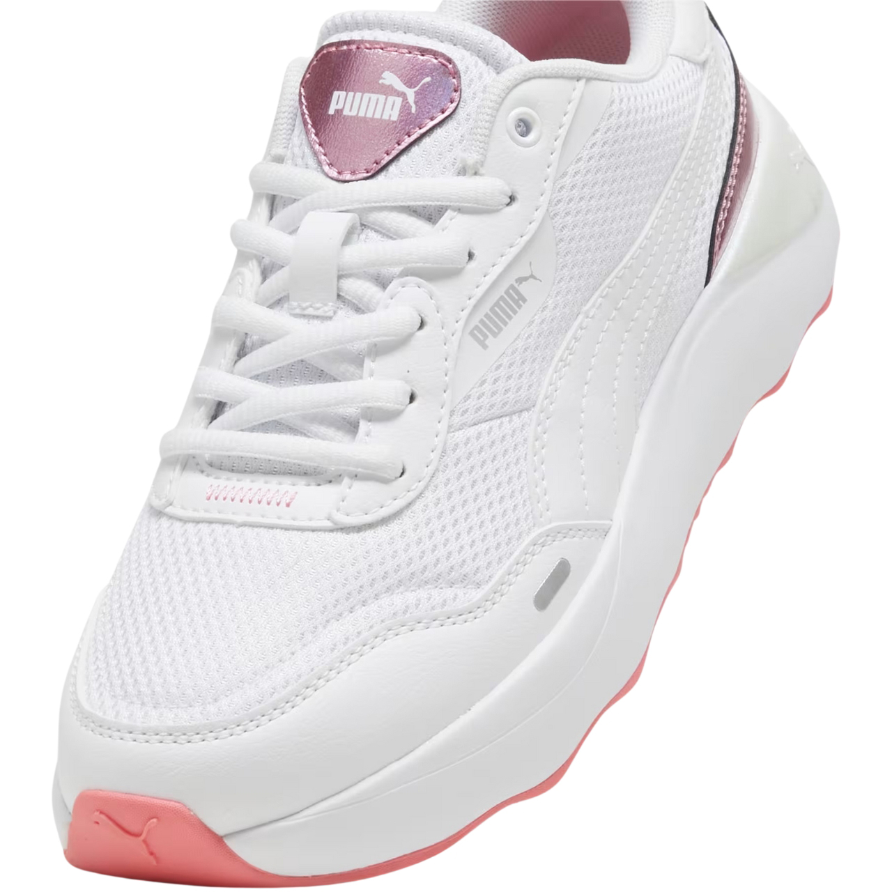 Buty damskie Puma Runtamed Platform GirlPower białe 395259