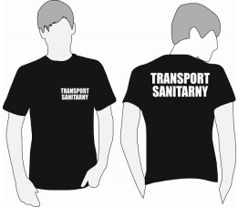 KOSZULKA TRANSPORT SANITARNY NAPIS KOLORY !