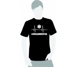KOSZULKA MEDYCZNA NIE KŁAM MEDYKA EKG #niekłammedyka 
