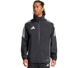 Kurtka męska adidas Tiro 24 Rain czarno-biała IJ7390