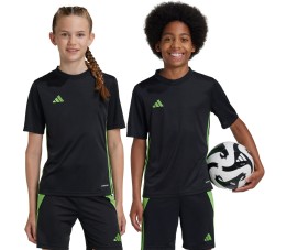 Koszulka dla dzieci adidas Tabela 23 Jersey czarno-limonkowa JJ1155