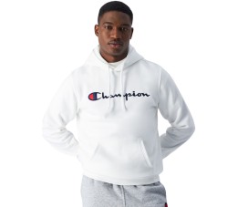 Bluza męska Champion Hooded biała 220253 WW001