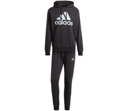 Dres męski adidas Big Logo Terry Track Suit czarny IJ8555
