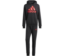 Dres męski adidas Big Logo Terry Track Suit czarny IP5553