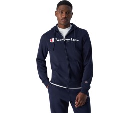 Bluza męska Champion Full Zip Hoodie granatowa 220255 BS501
