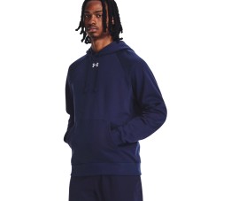 Bluza męska Under Armour Rival Fleece Hoodie granatowa 1379757 410