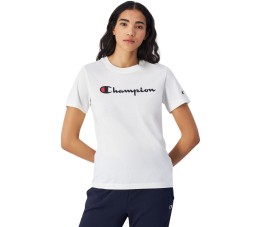 Koszulka damska Champion SS Tee biała 117534 WW001
