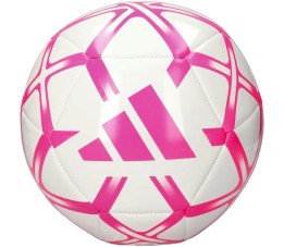 Piłka nożna adidas Starlancer Club biało-różowa IP1646