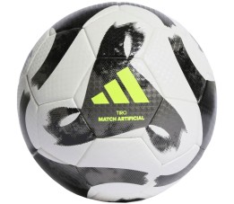 Piłka nożna adidas Tiro League Artificial Ground biało-czarna HT2423
