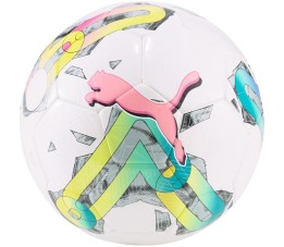 Piłka nożna Puma Orbita 6 MS biało-zielono-różowa 83787 01