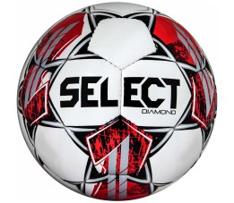 Piłka nożna Select Diamond 4 v23 biało-czerwona 17747